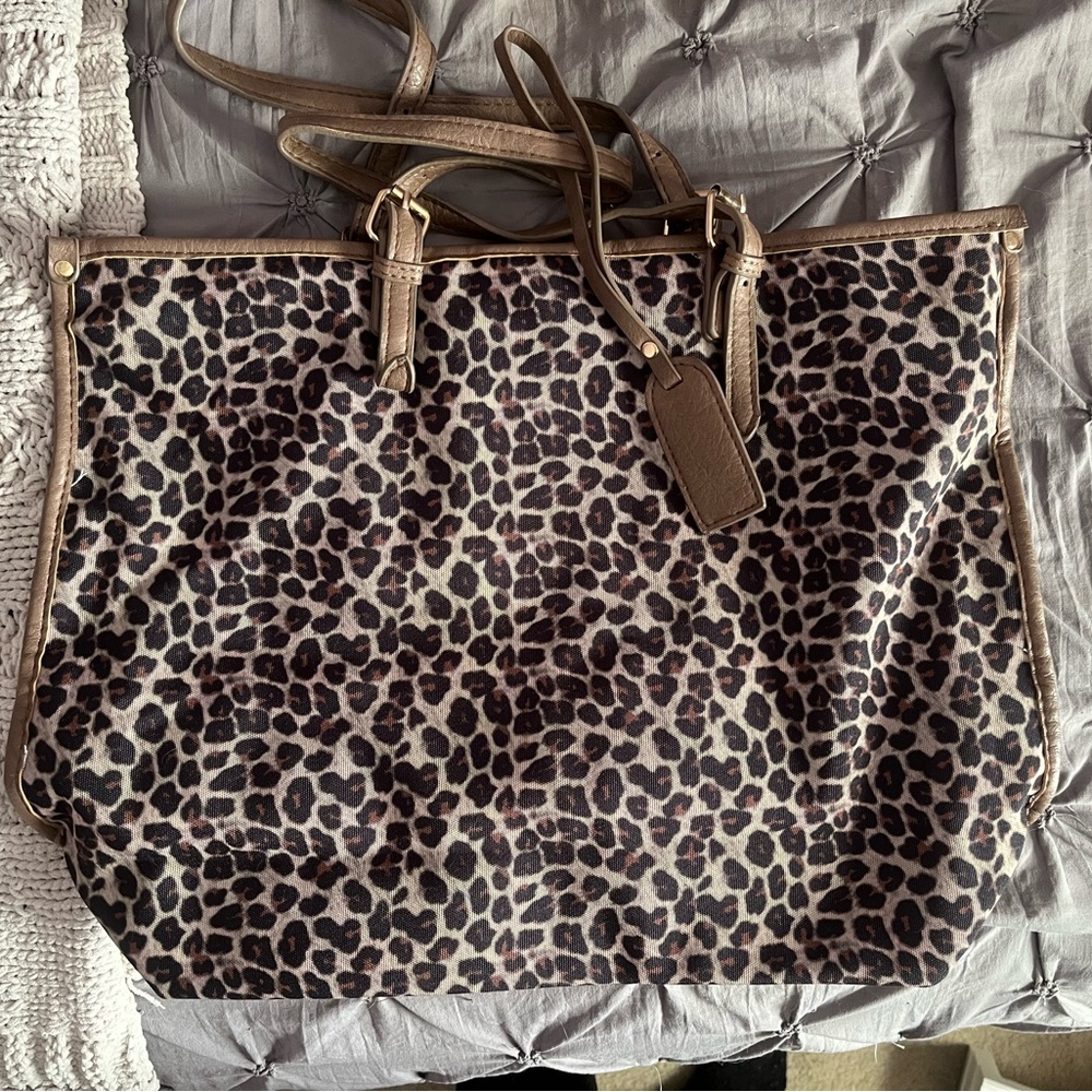 Leopard Print Tote Bag